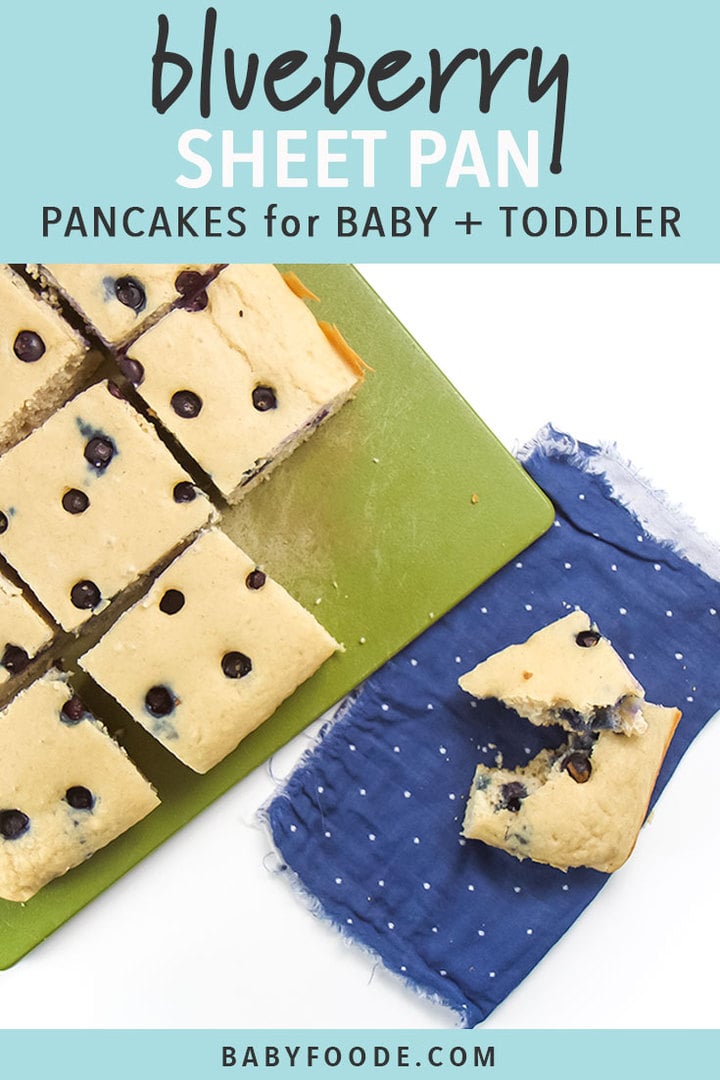 给宝宝的孩子——蓝铃菊和蓝铃菊的小松饼。用煎饼去买个桌子。