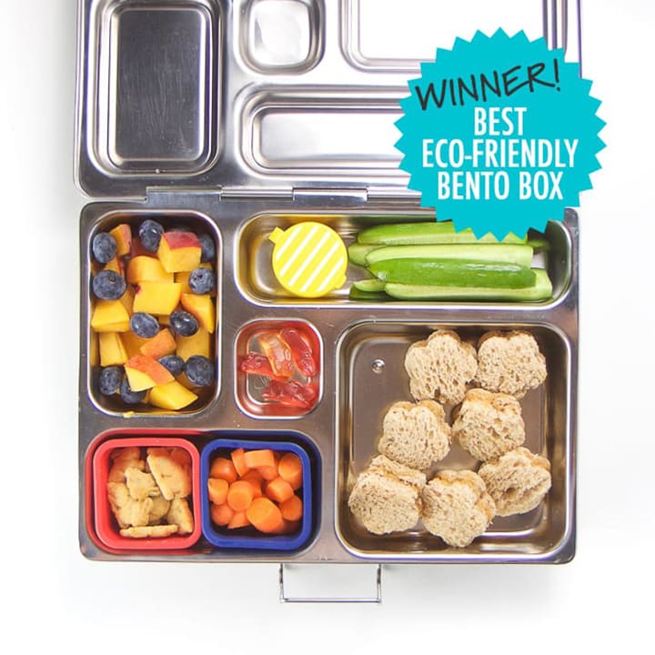 充满午餐的孩子的银行星球盒 - 最佳环保弯箱的获胜者。