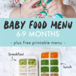 为婴儿的小女孩——————免费的菜单，还有8个月的蛋糕。食物是冰箱里的食物和冰箱里的食物。