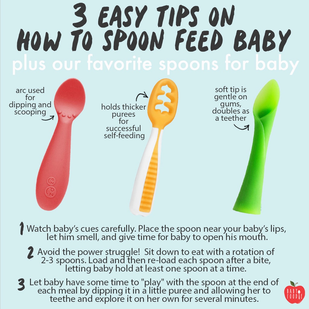 邮政图形-3个简单的技巧，讲述了如何倒入婴儿 - 连续3个汤匙，带有技巧和我们最喜欢的汤匙。