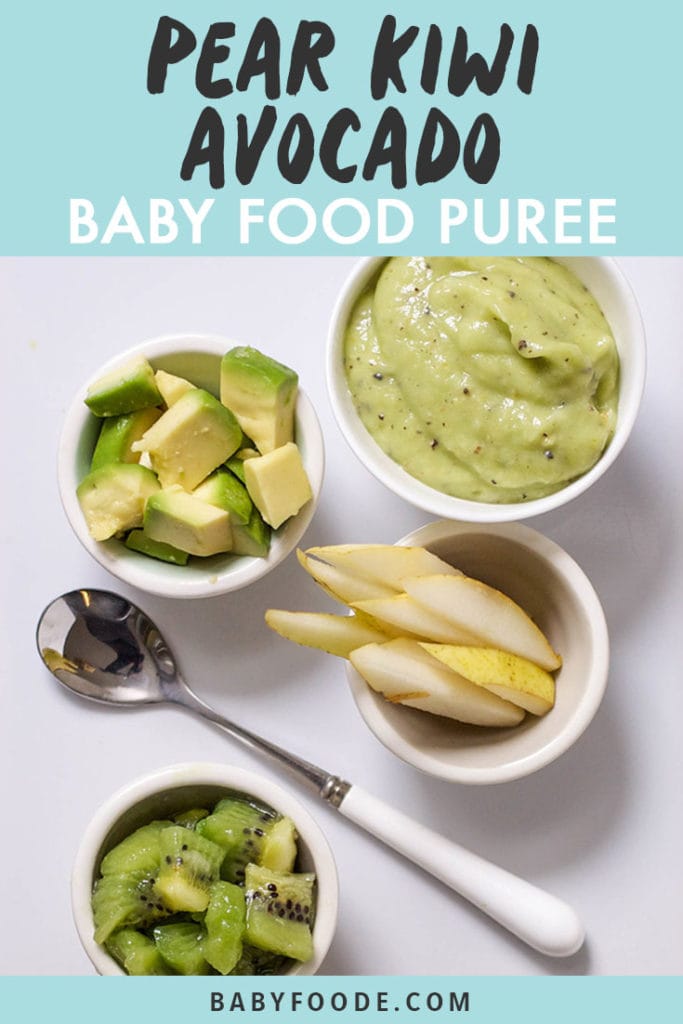 图片后梨子avocado婴儿食品净化
