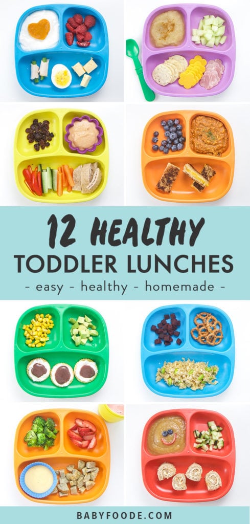 Pinterest图像健康的幼儿午餐想法