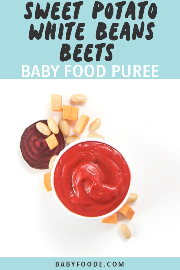 Post图形-Sweet马铃薯、白豆和Beets小菜PureeBob电竞竞猜小白碗装满自制婴儿食品净化