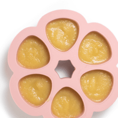 粉色婴儿存储器容器苹果