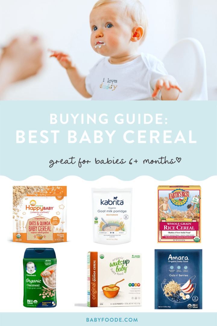 图形文章-购买指南:最佳婴儿麦片-对婴儿大6+月图片显示小宝宝吃麦片 图片显示我们推荐的品牌