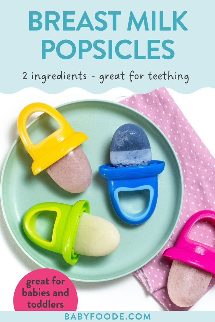图形文章-母乳爆片2进制词库,大牙库,大对婴儿和学步者图片显示带紫餐巾和4种不同口味的奶冰棒和多彩冰棒